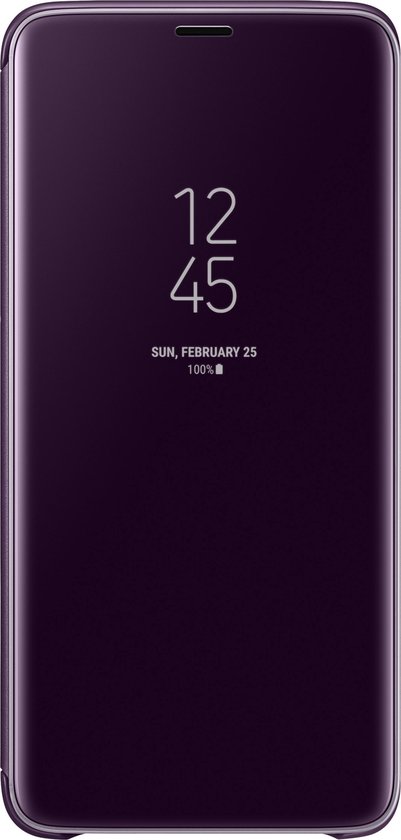 Samsung S9+ Clear View Standing Cover - Violet