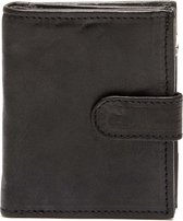 Chabo Bags Lola Black Drukknop Portemonnee  - Zwart