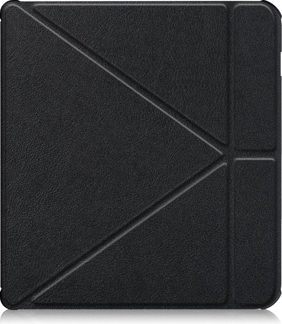 Kobo Libra H2O hoesje - Tri-Fold Book Case - Zwart