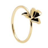 P D Paola Blossom Dames Ring Zilver - Goudkleurig - 17.50 mm / maat 55