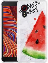 Hoesje Geschikt voor Samsung Galaxy Xcover 5 - Watermeloen Party
