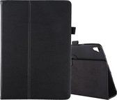 Voor iPad 10.2 / iPad 10.5 / iPad 10.2 2020 Litchi Texture Horizontale Flip Leren Case met Houder (Zwart)