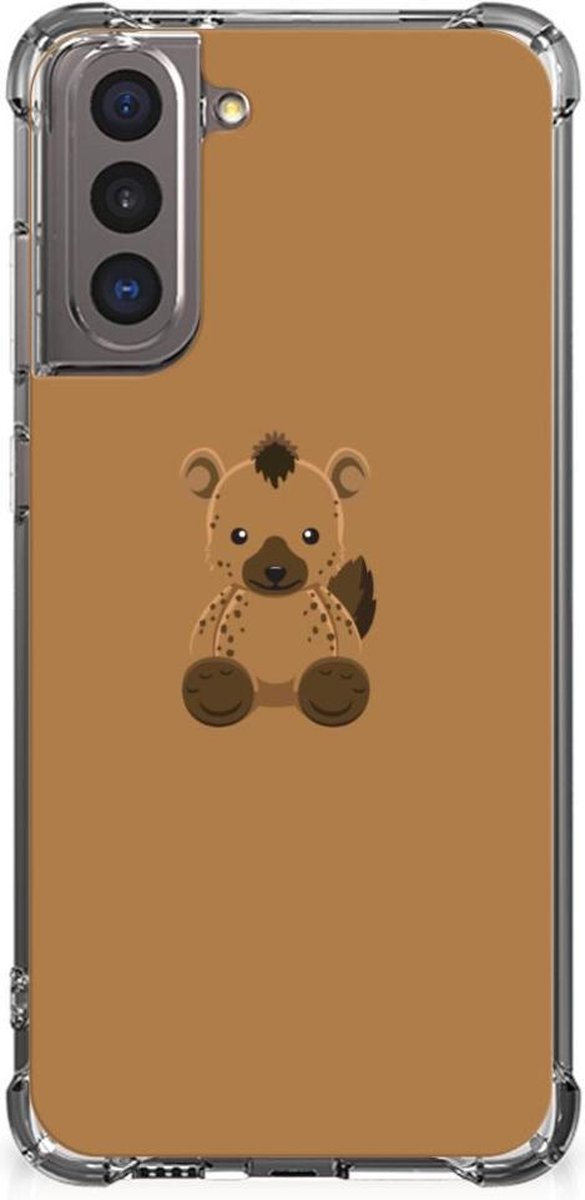 Samsung Galaxy S21 Stevig Bumper Hoesje Baby Hyena