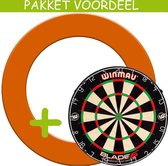 Dartbord Surround VoordeelPakket - Blade 5 -  Rubberen Surround-- (Oranje)   Oranje