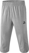 Erima Basic 3/4 Broek Kind Grijs Melange Maat 140