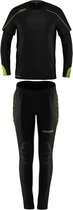 Uhlsport Stream 22 Keeperstenue Kinderen - Zwart / Fluogeel | Maat: 116