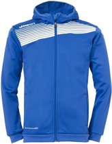 Uhlsport Liga 2.0 Hood Jacket Azuur Blauw-Wit Maat M
