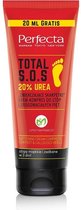 Total S.O.S 20% Urea verzachtende sokken crème-complex voor voeten en eelthakken 120ml