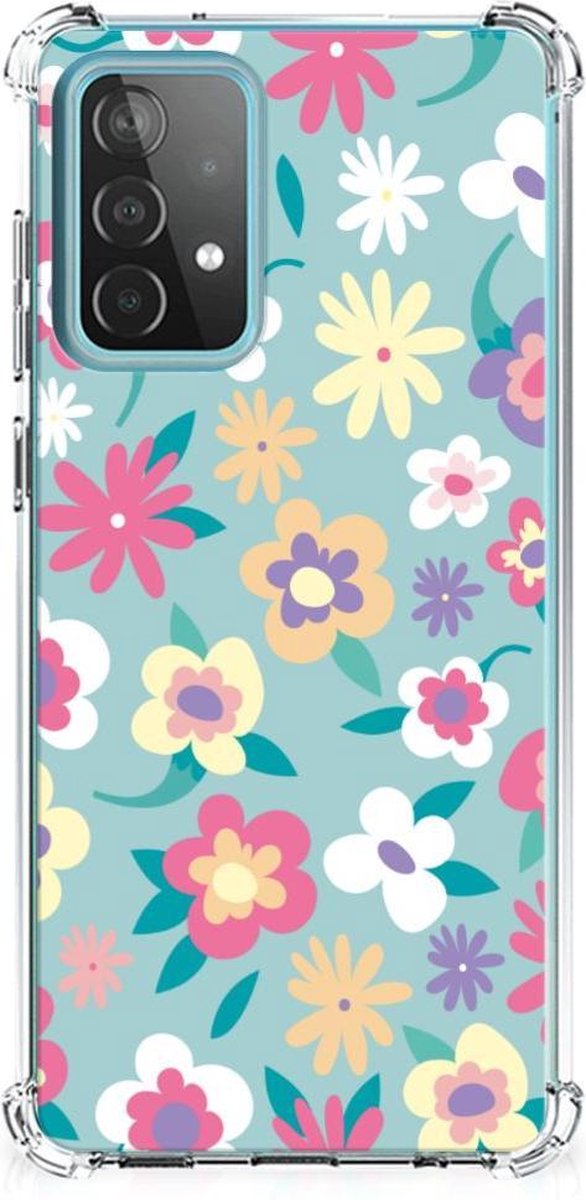 Back Cover voor Samsung Galaxy A52 4G/5G Case Flower Power
