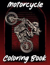Motorcycle Coloring Book: Stress Relieving Designs