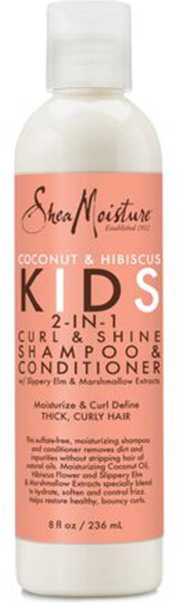 Shea Moisture Coconut Hibiscus - Kids 2 in 1 Shampoo + Conditioner