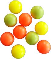 Fas Tafelvoetbalballen Geel/oranje 10 Stuks