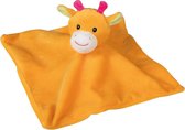 Happy People Knuffeldoekje Giraf 28 Cm Pluche Oranje