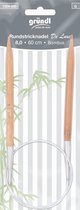 1324-800 Rondbreinaalden Bamboe Delux 8.0mm. 60 cm