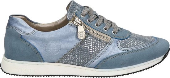 Rieker dames sneaker - Licht blauw - Maat 37 | bol.com