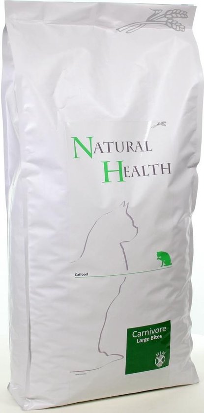 Natural Health graanvrij kattenvoer Adult Carnivore Large Bite 7,5 kg - Kat