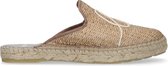 Manfield - Dames - Bruine muiltjes 'La vie' - Maat 38