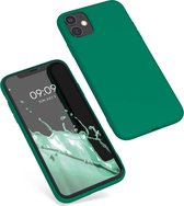 kwmobile telefoonhoesje voor Apple iPhone 11 - Hoesje voor smartphone - Back cover in smaragdgroen