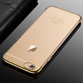 CAFELE voor iPhone 6 Plus & 6s Plus kleur galvaniseren TPU zachte beschermende achterkant van de behuizing (goud)