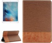Cross & Sheepskin Texture Horizontale Flip Leren Case met Houder & Kaartsleuven & Portemonnee voor iPad Pro 12,9 inch (Koffie)