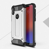 Magic Armor TPU + PC Combinatie Case voor Motorola One (P30 Play) (zilver)