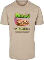Urban Classics Heren Tshirt -M- Philly Sandwich Creme