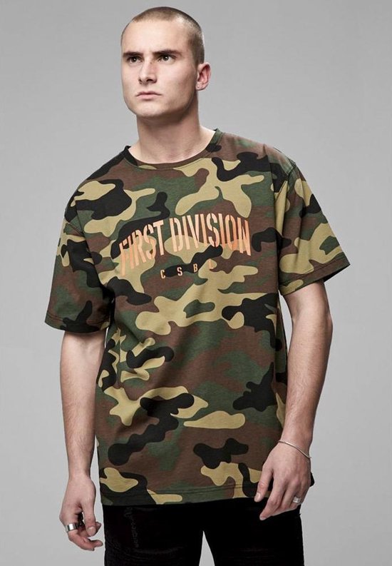 Cayler & Sons Tshirt Homme -XL- Patched Surdimensionné Multicolore