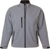 SOLS Heren Relax Soft Shell Jacket (ademend, winddicht en waterbestendig) (Grijze Mergel)