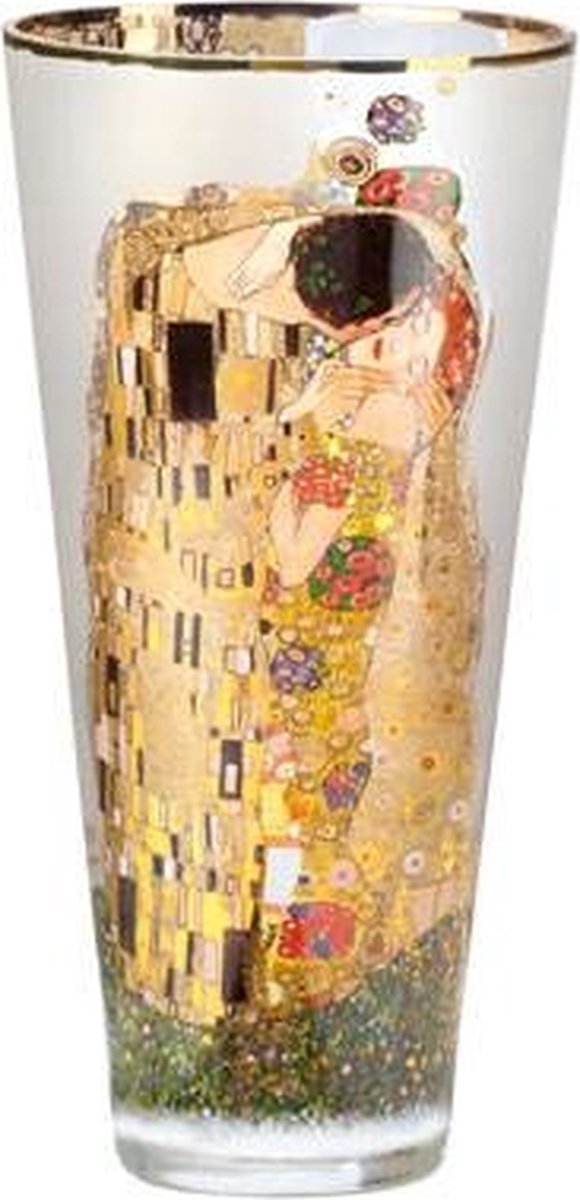 Goebel - Gustav Klimt | Vaas De Kus 30 | Artis Orbis - glas - 30cm - met echt goud