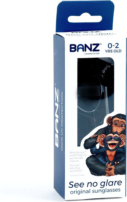 KidsBanz UV zonnebril Kinderen - zwart - Maat 2-5 jaar van Banz — afbeelding 2