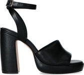 Sacha - Dames - Zwarte sandalen met hoge hak - Maat 36
