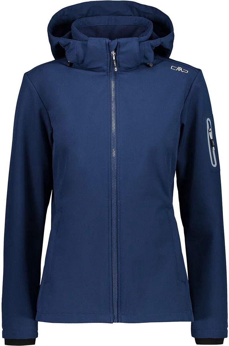 Cmp Softshell Jas Dames Polyester/elastaan Blauw