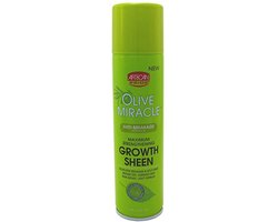African Pride Olive Miracle Anti-Breakage Maximum Strength Hair Growth Sheen Spray 226g