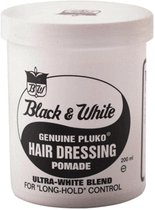 Black and White Genuine Pluko Hair Dressing Pomade 200 ml
