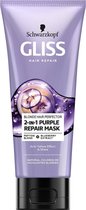 Blonde Hair Perfector 2-in-1 Purple Repair Mask voor natuurlijk gekleurd of gebleekt blond haar 200ml