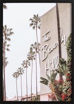 Beverly Hills Mood (29,7x42cm) - Wallified - Steden - Poster - Zwart Wit - Print - Amsterdam - Rotterdam - Utrecht - Den-Haag - Wall-Art - Woondecoratie - Kunst - Posters