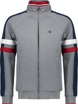 Sweat Full Zip Contrast Tw11305 Grey Melange 800