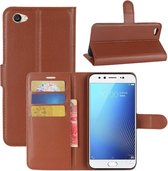 Voor Vivo X9s Litchi Texture horizontale flip lederen tas met houder & kaartsleuven & portemonnee (bruin)