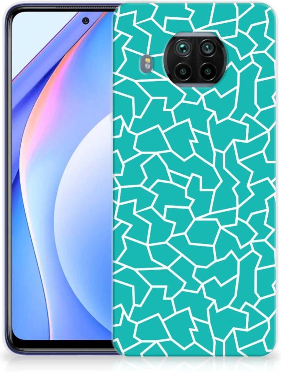 Xiaomi Mi 10T Lite Hoesje maken Cracks Blue