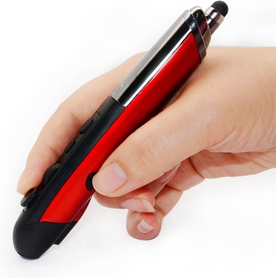 PR-08 2.4G innovatieve pen-stijl handheld draadloze slimme muis,  ondersteuning voor... | bol.com