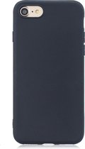 Frosted effen kleur TPU beschermhoes voor iPhone 7/8 (zwart)