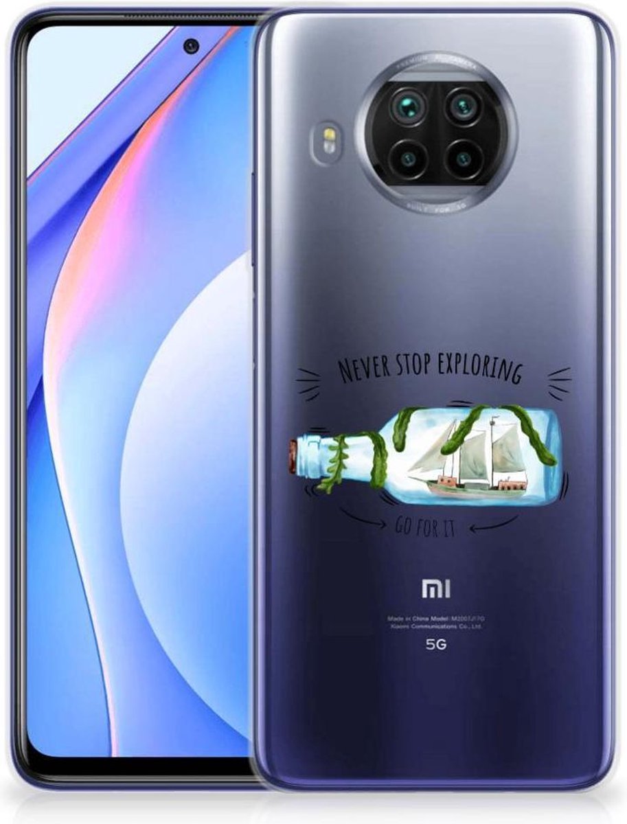 Xiaomi Mi 10T Lite Telefoonhoesje met Naam Boho Bottle