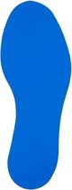 Voetstap - Rechts - Blauw 70 x 180 mm Anti-slip-vloersticker