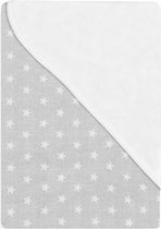 Interbaby Babydeken Star 75 X 65 Cm Katoen Grijs
