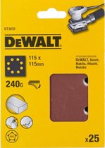 DeWALT DT3035 P240 Schuurpapier 1/4 Velcro VE=25