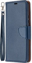 Mobigear Excellent Bookcase Hoesje - Geschikt voor Samsung Galaxy A42 5G - Gsm case - Blauw