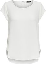 ONLY ONLVIC S/S SOLID TOP  WVN Dames T-Shirt - Maat 38