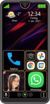 Beafon M6s Senioren smartphone | Display 6.26" |  Dual SIM | Android 10.0 |  4G USB Type-C 3 | Zwart