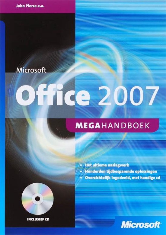 Cover van het boek 'Microsoft Office 2007 megahandboek' van J. Pierce