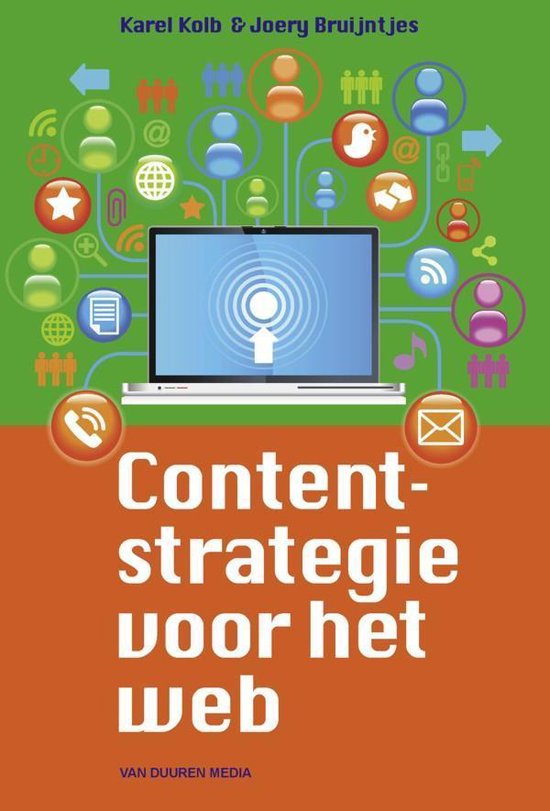 Cover van het boek 'Contentstrategie Voor Het Web' van K. Kolb